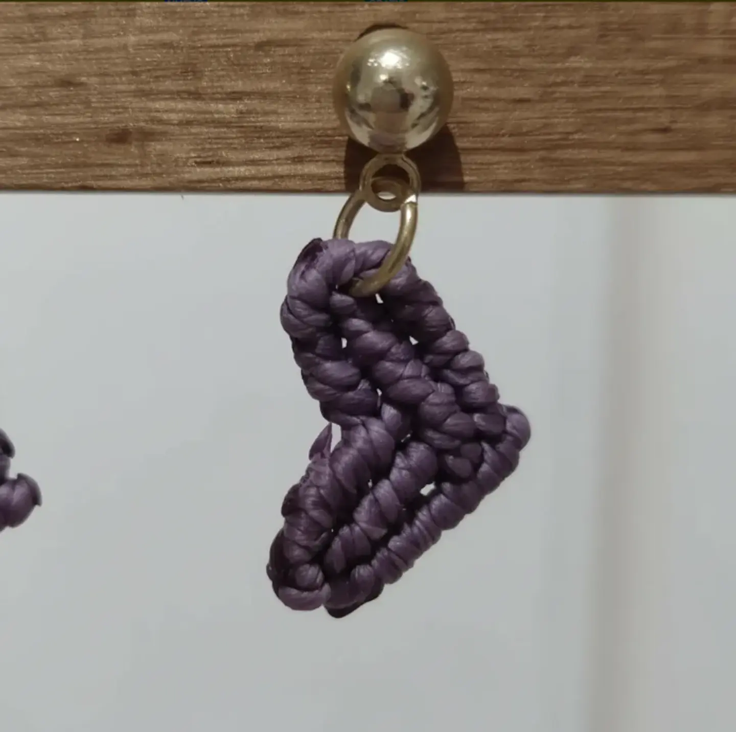 Aros Macramé Love Lila 3
