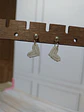 Aros Macramé Love Blancos - Miniatura 5