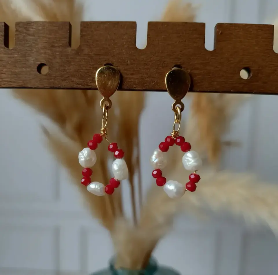 Aros Angel Rojos 3