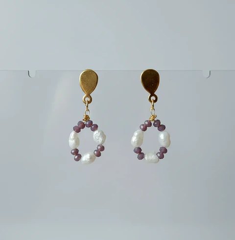 Aros Angel Lila