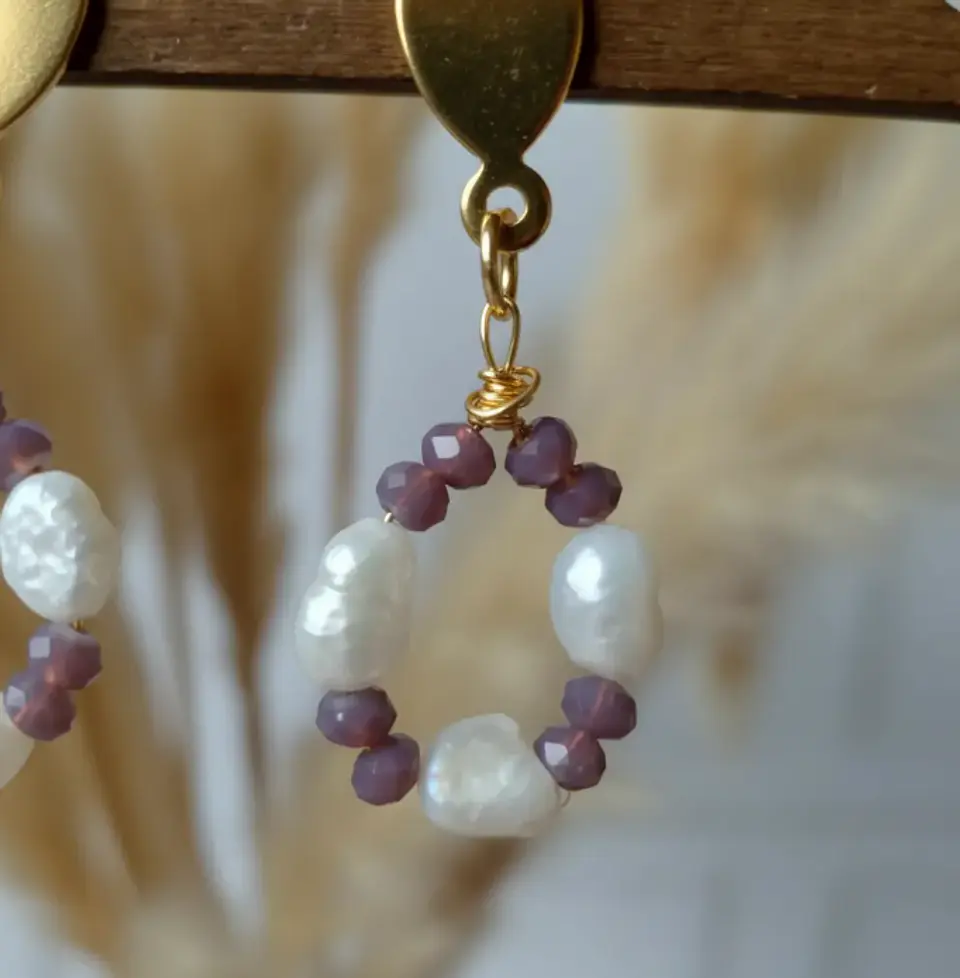 Aros Angel Lila 3