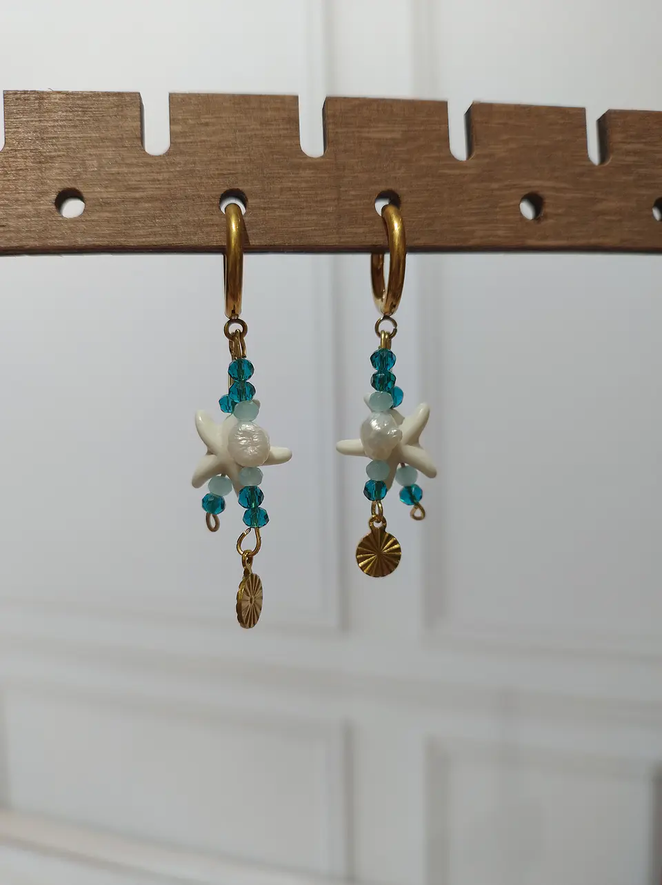 Aros Mood estrella de mar azul 5