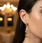 Aros Mood Rojo con estrellas 3D - Miniatura 2