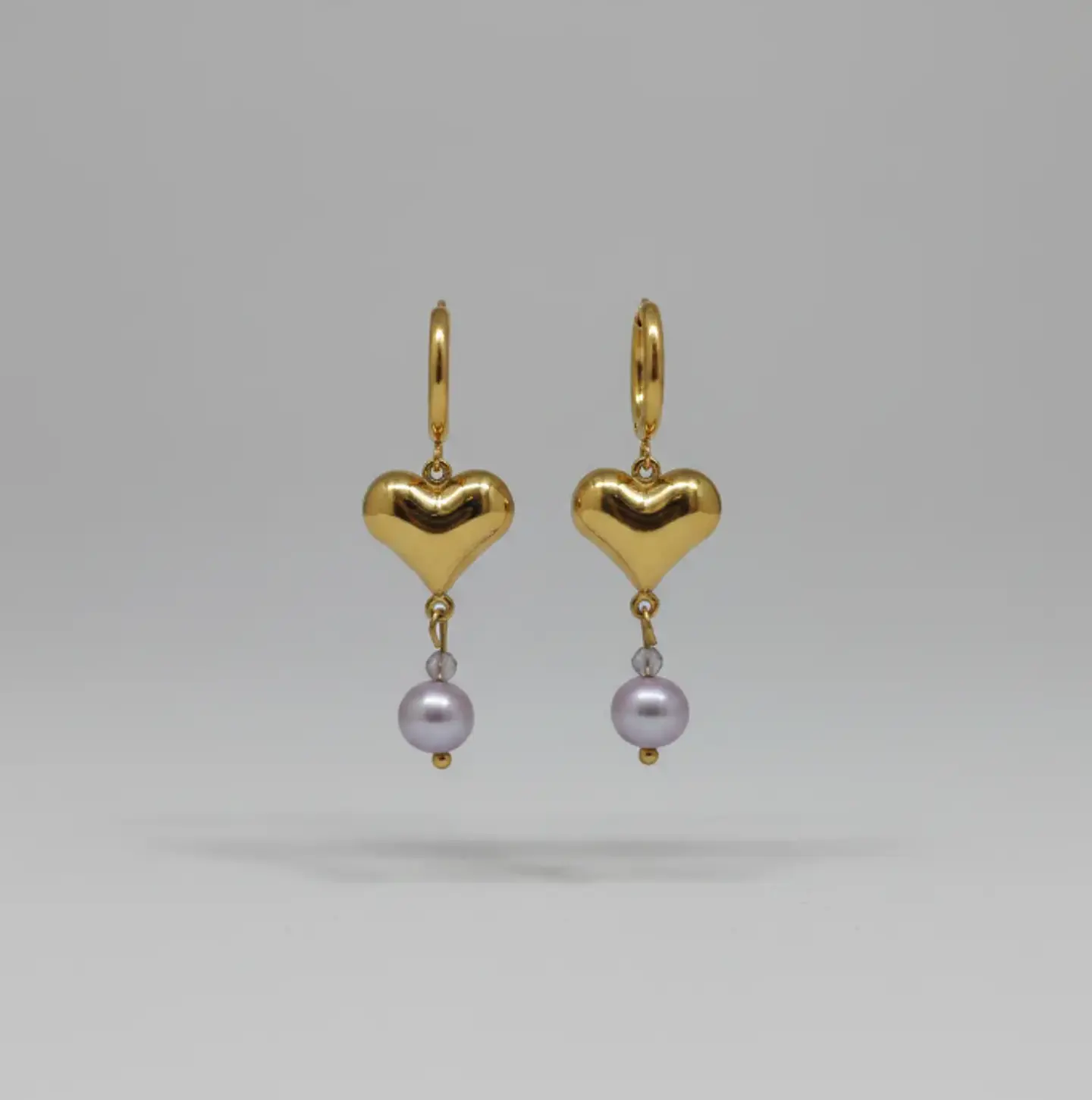 Aros Lulu amatista y perla de rio lila 4