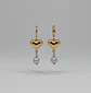 Aros Lulu amatista y perla de rio lila - Miniatura 4