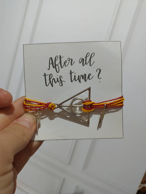 Pulsera Reliquias Harry Potter Gryffindor
