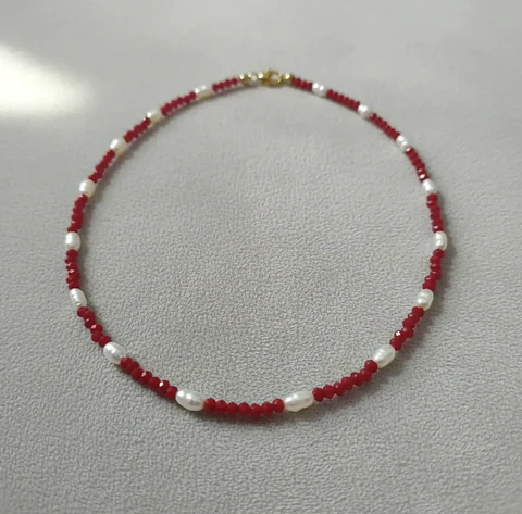 Collar Ann Rojo