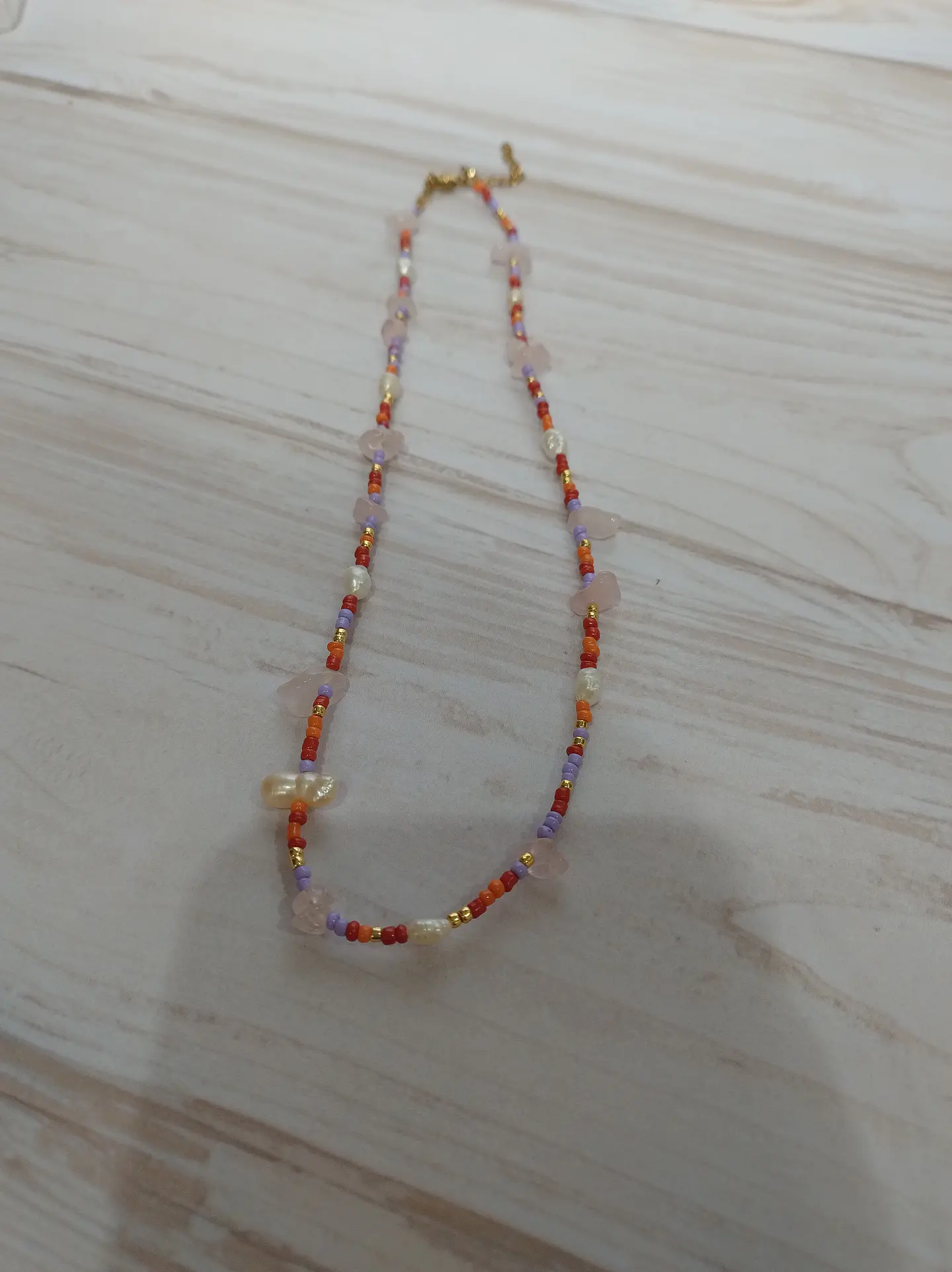 Collar Paz rojo 4