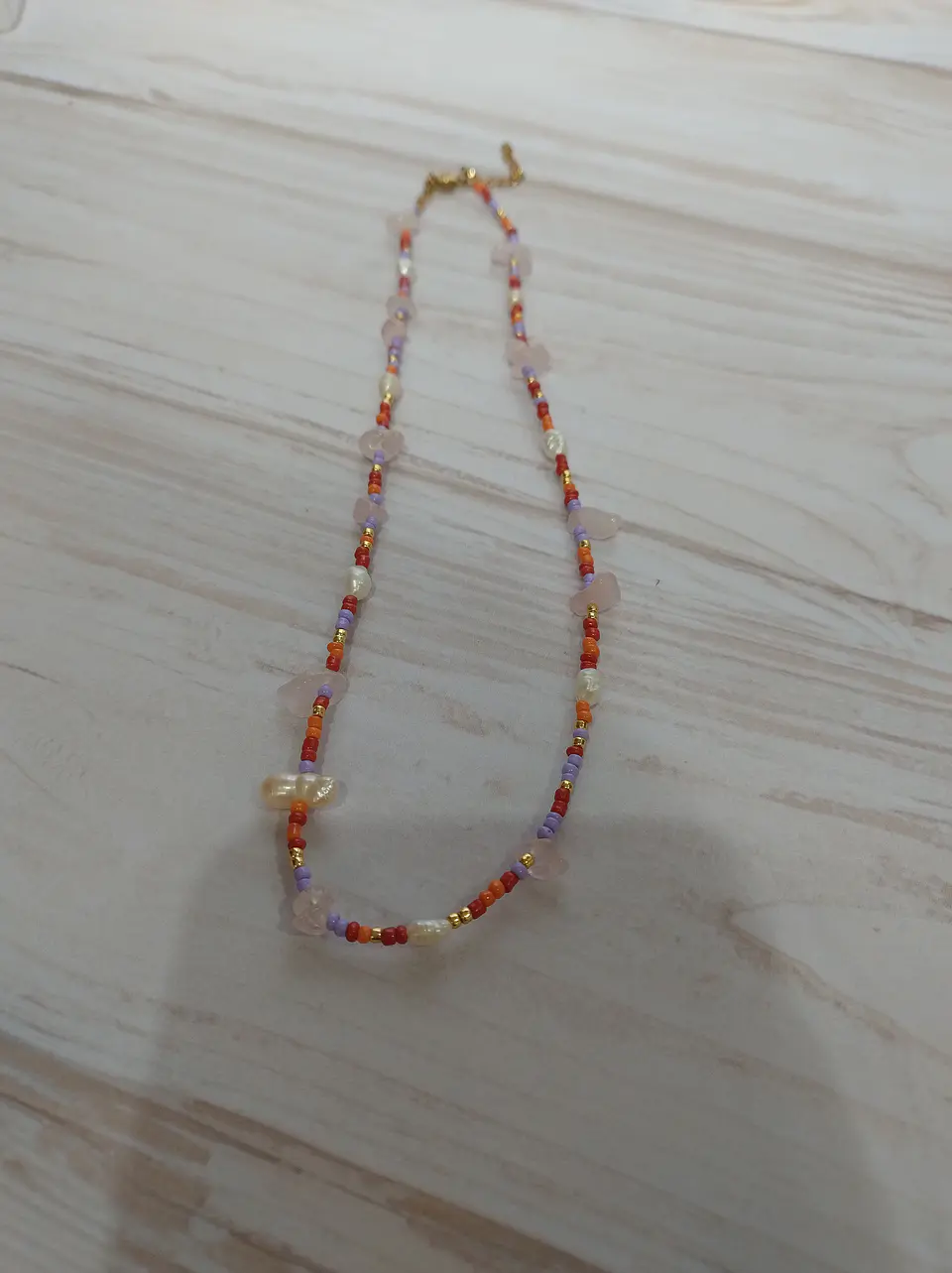 Collar Paz rojo 4