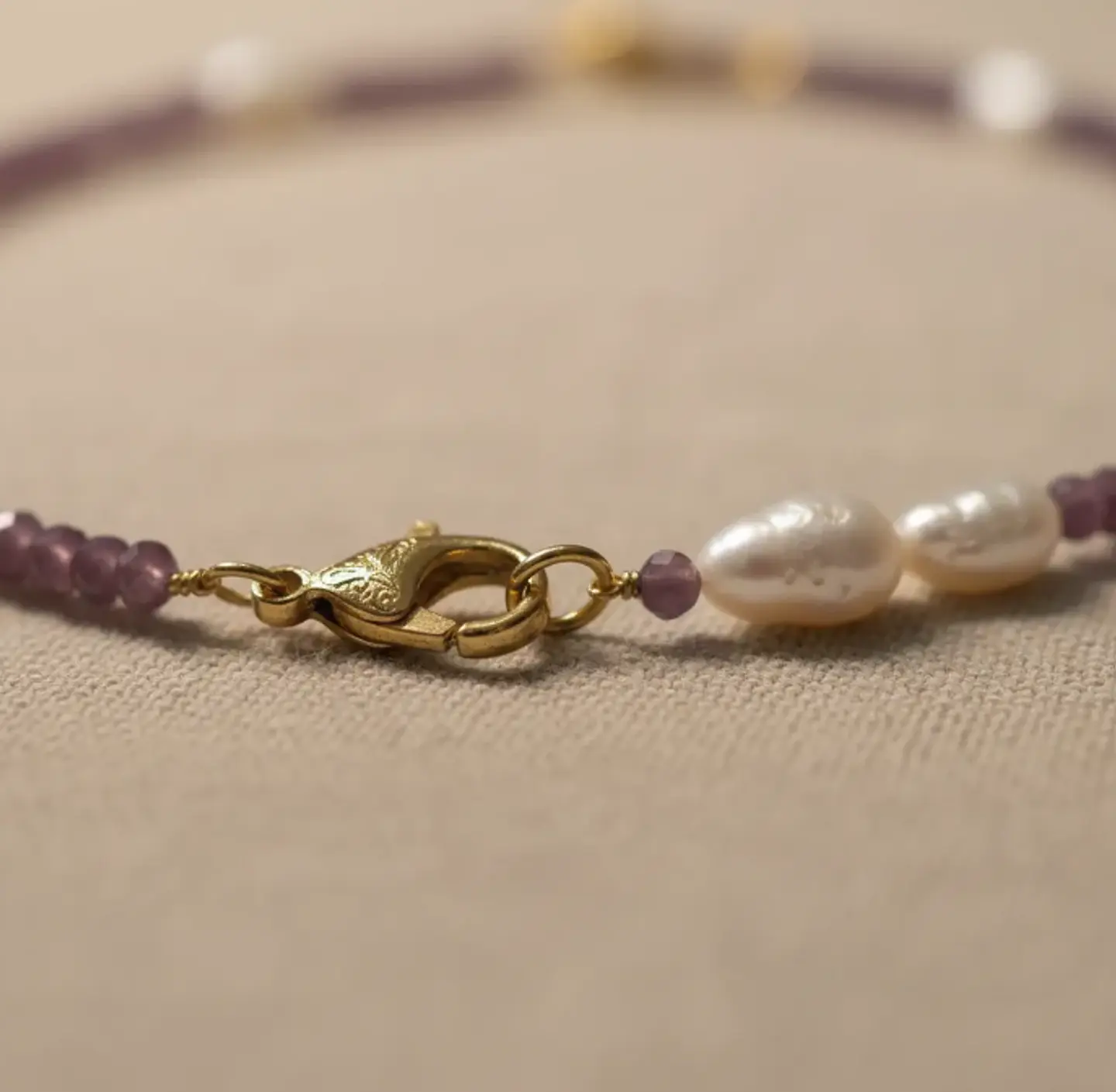 Collar Ann morado 2