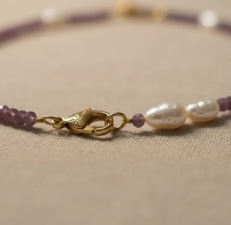 Collar Ann morado 2