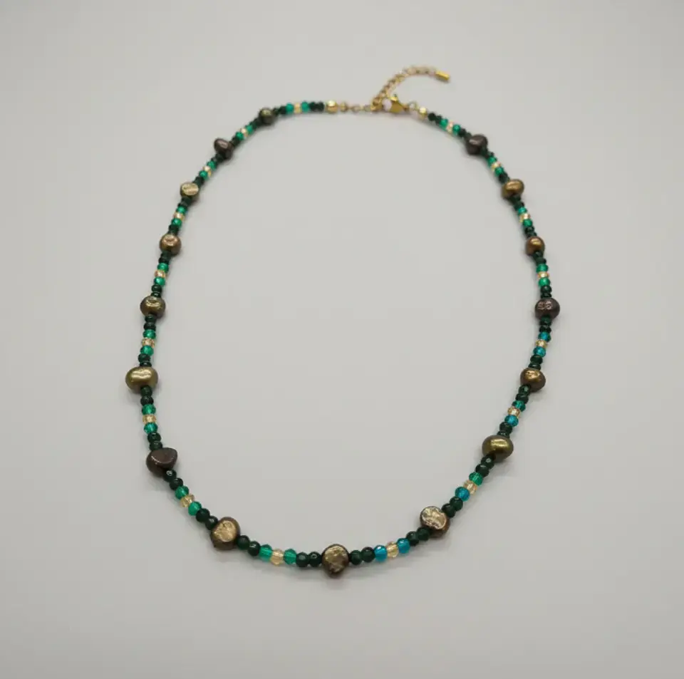 Collar Ann verde 3