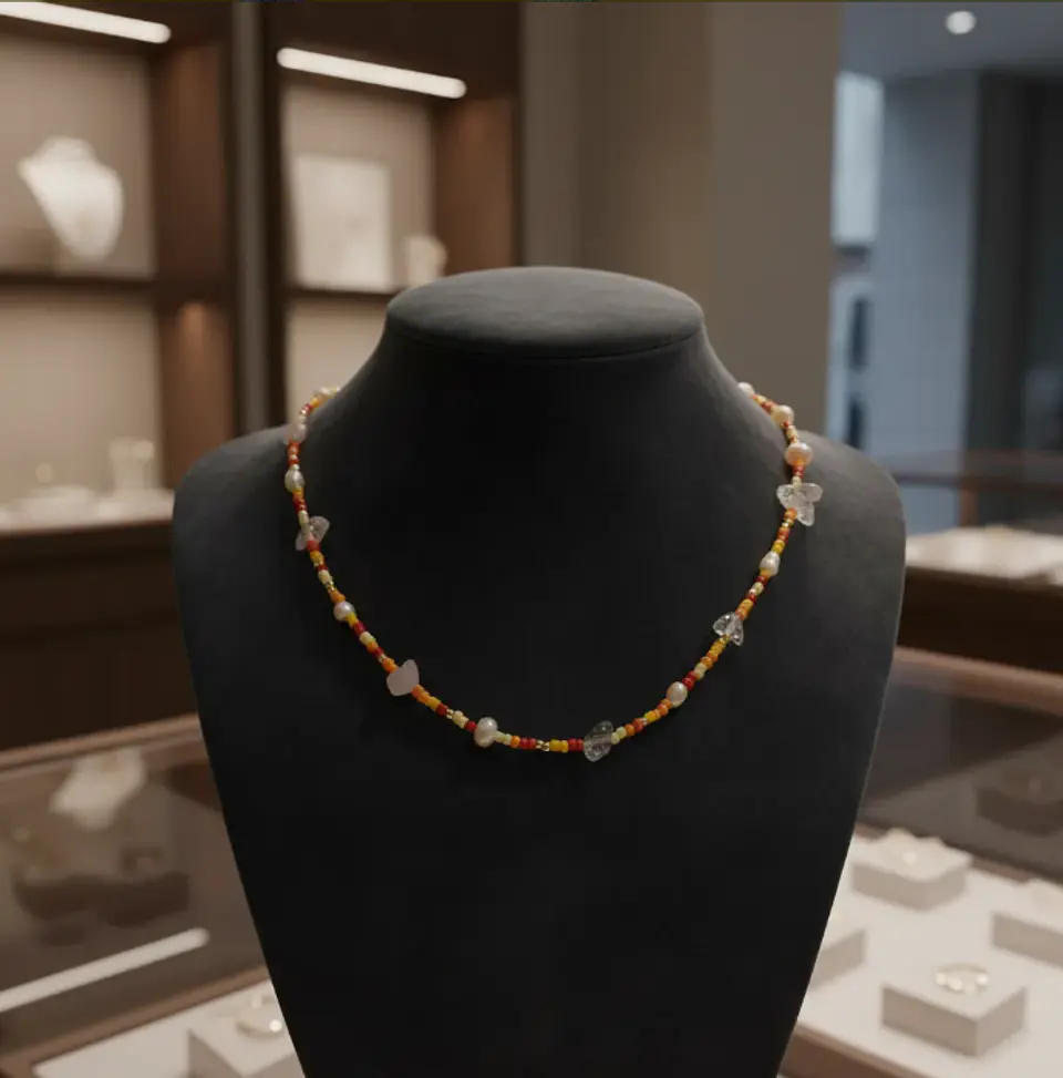 Collar Paz Naranjo 3