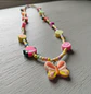 Collar infantil Mariposa rosa - Miniatura 2