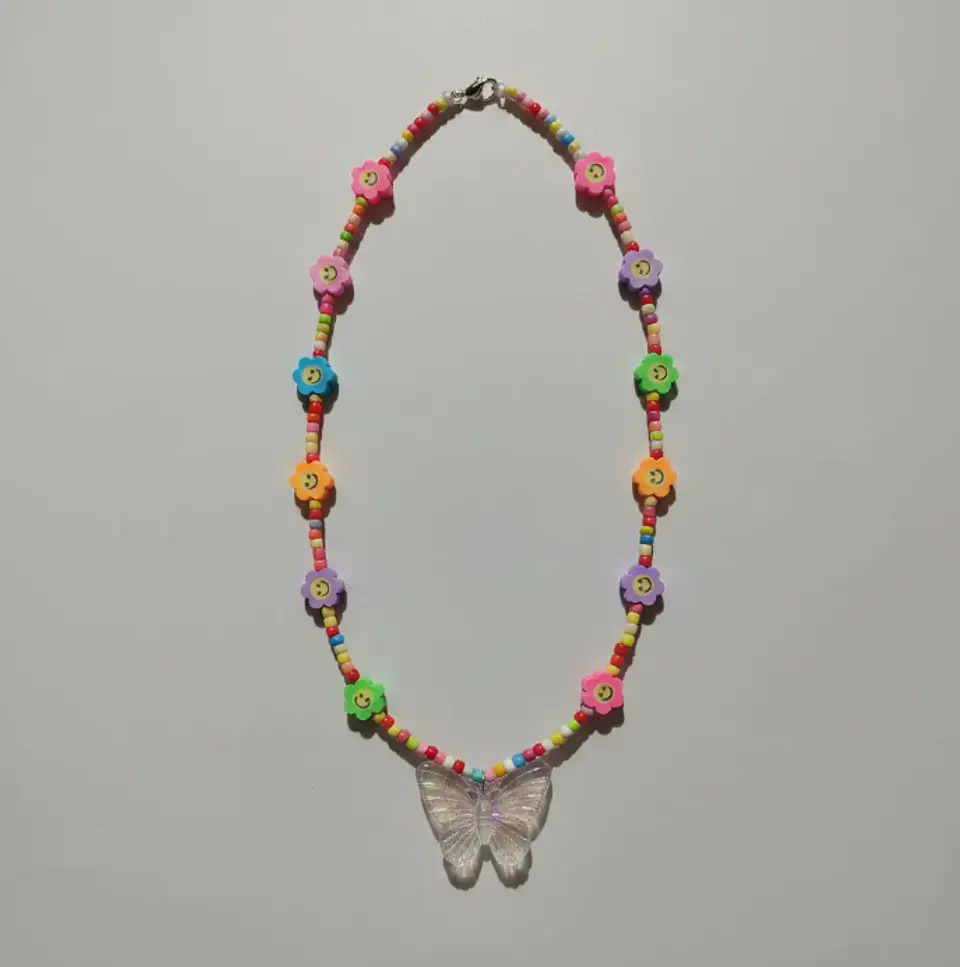 Collar kids mariposa brillante 2