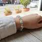 Pulsera Trinidad Amazonita y perlas de rio - Miniatura 2