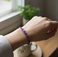 Pulsera Luisa Amatista hilo morado - Miniatura 1