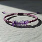 Pulsera Luisa Amatista hilo morado - Miniatura 2