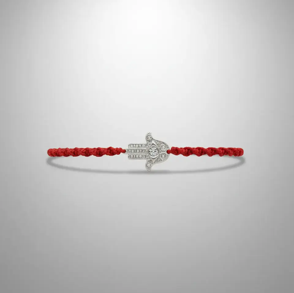 Pulsera Luisa Mano de fátima enchapada en plata 2