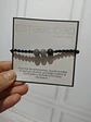 Pulsera Luisa Cuarzo gris con hilo negro - Miniatura 3