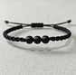 Pulsera Luisa Onix hilo negro - Miniatura 2