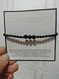 Pulsera Luisa Onix hilo negro - Miniatura 3