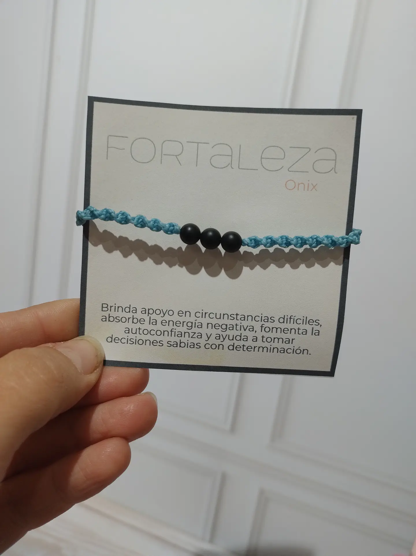 Pulsera Luisa Onix hilo calipso 2
