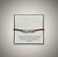Pulsera Luisa Chip Amazonita con hilo morado - Miniatura 2