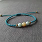 Pulsera Luisa Amazonita, pirita e hilo calipso - Miniatura 2