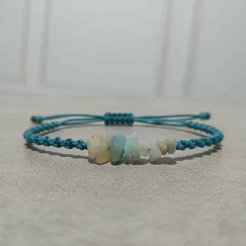 Pulsera Luisa Chip Amazonita calipso