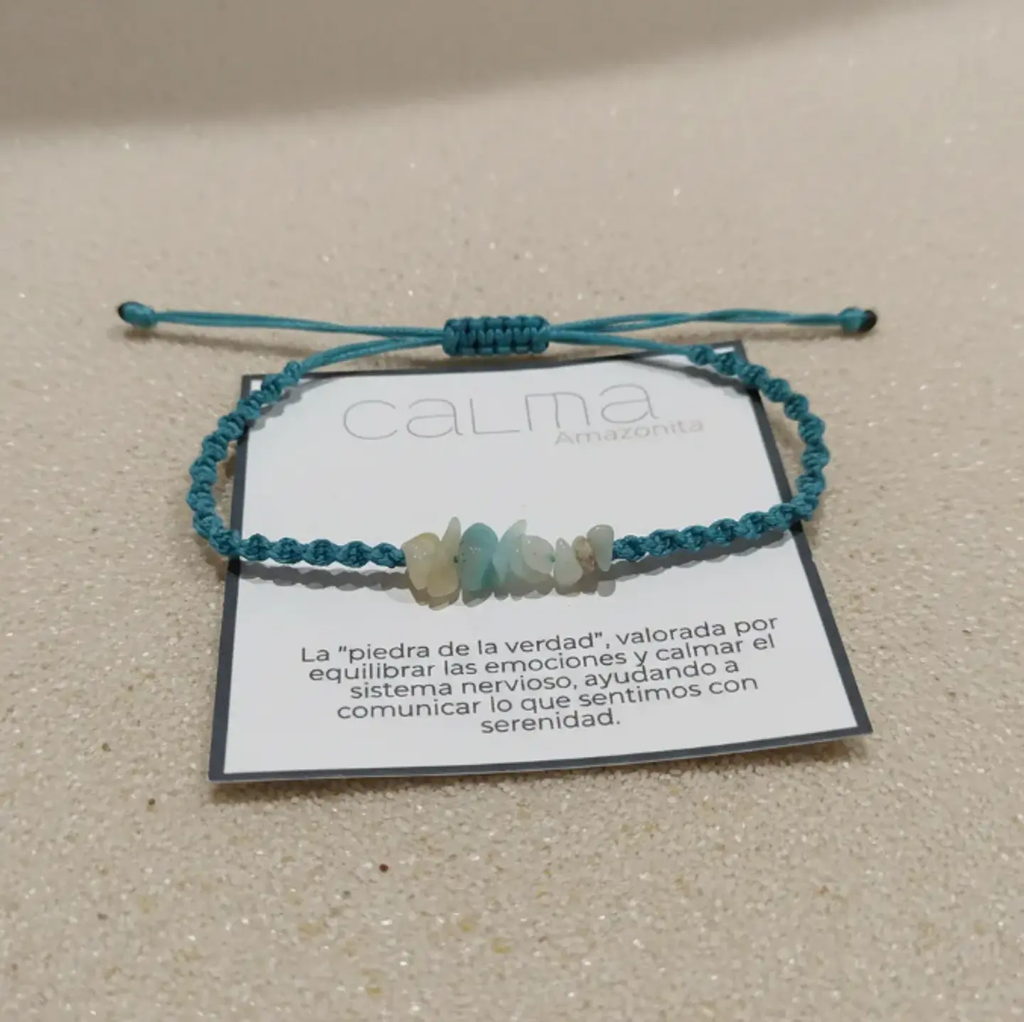 Pulsera Luisa Chip Amazonita calipso 3