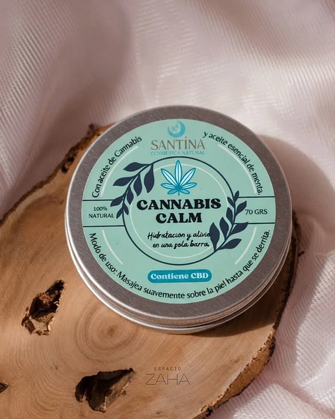 Barra de Masajes para Dolores "Cannabis Calm" – Santina Cosmética Natural