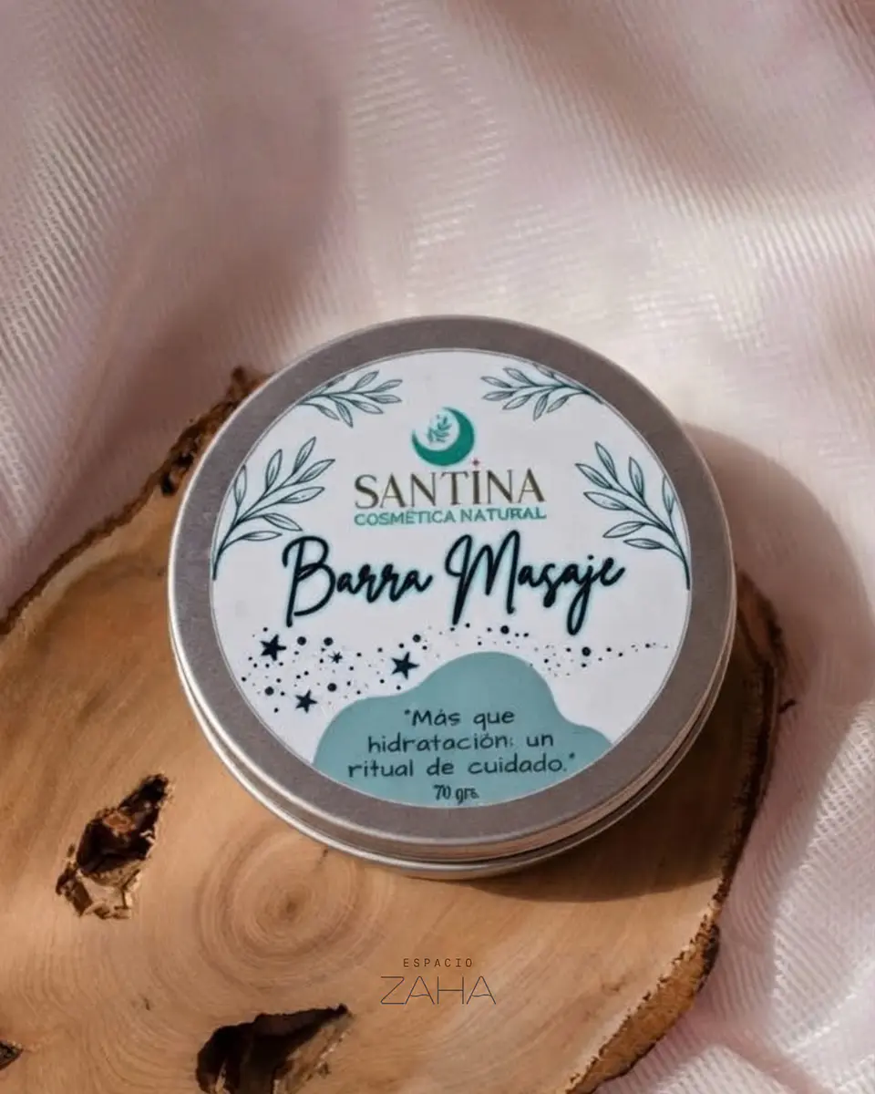 Barra de Masajes Hidratante Corporal (Cereza) – Santina Cosmética Natural 1