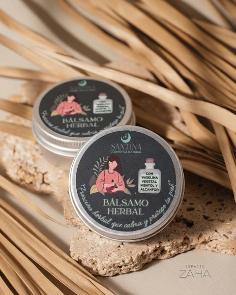 Bálsamo Herbal Calmante y Descongestivo – Santina Cosmética Natural