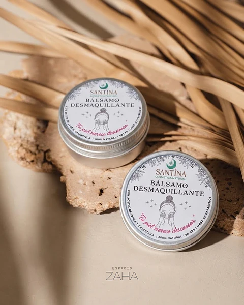 Bálsamo Desmaquillante Natural (Jojoba & Caléndula) – Santina Cosmética Natural