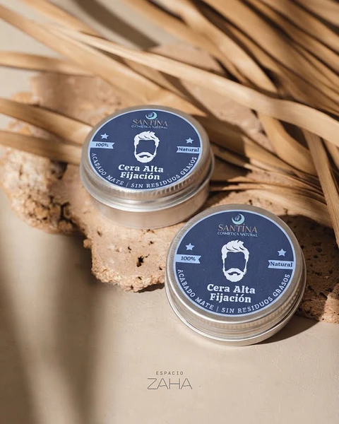 Cera de Alta Fijación – Santina Cosmética Natural