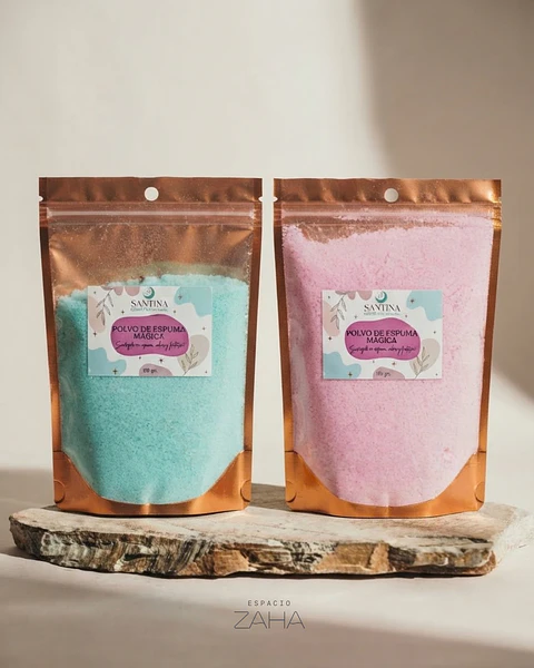 Polvo de Espuma Mágica – Santina Cosmética Natural