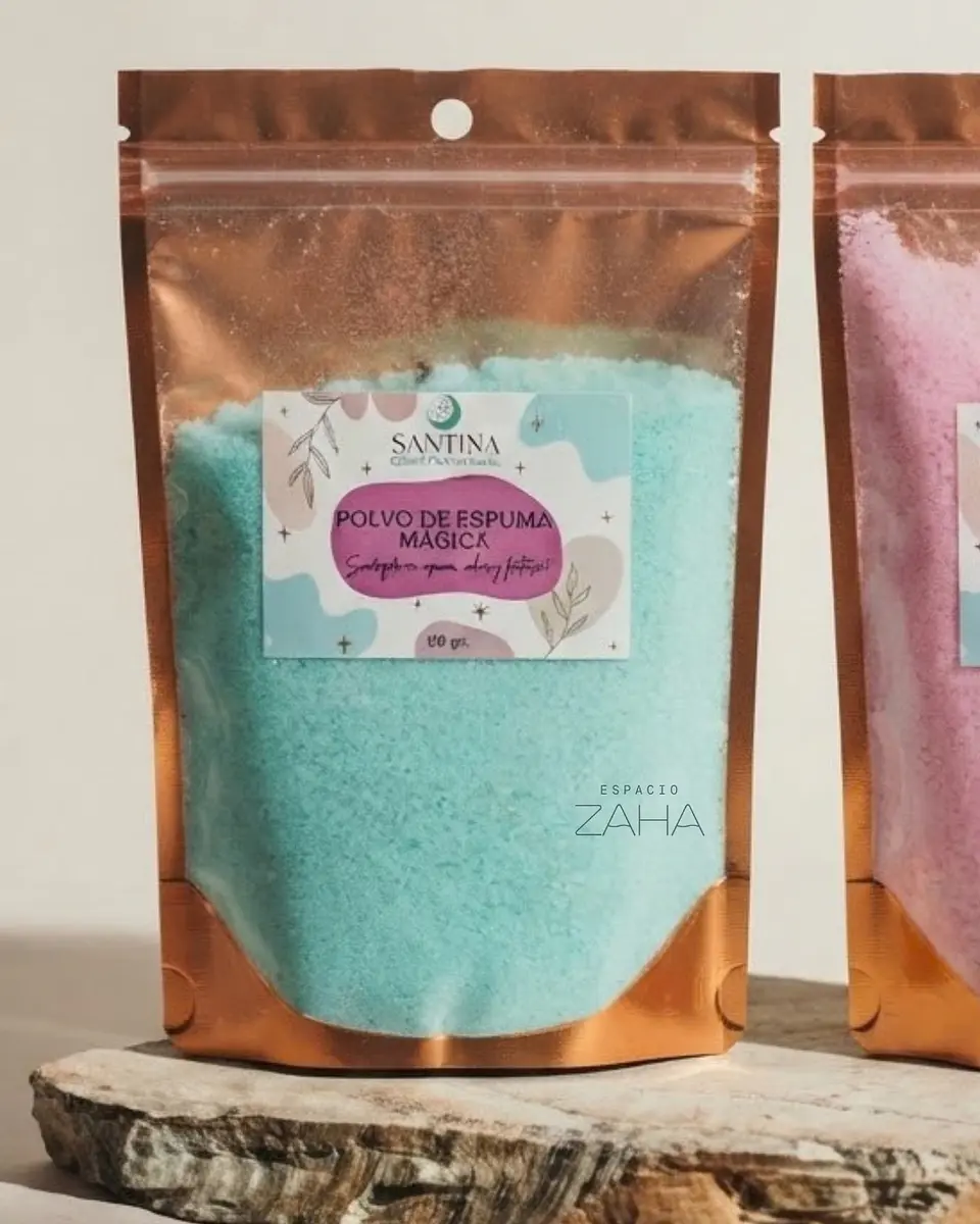 Polvo de Espuma Mágica – Santina Cosmética Natural 2