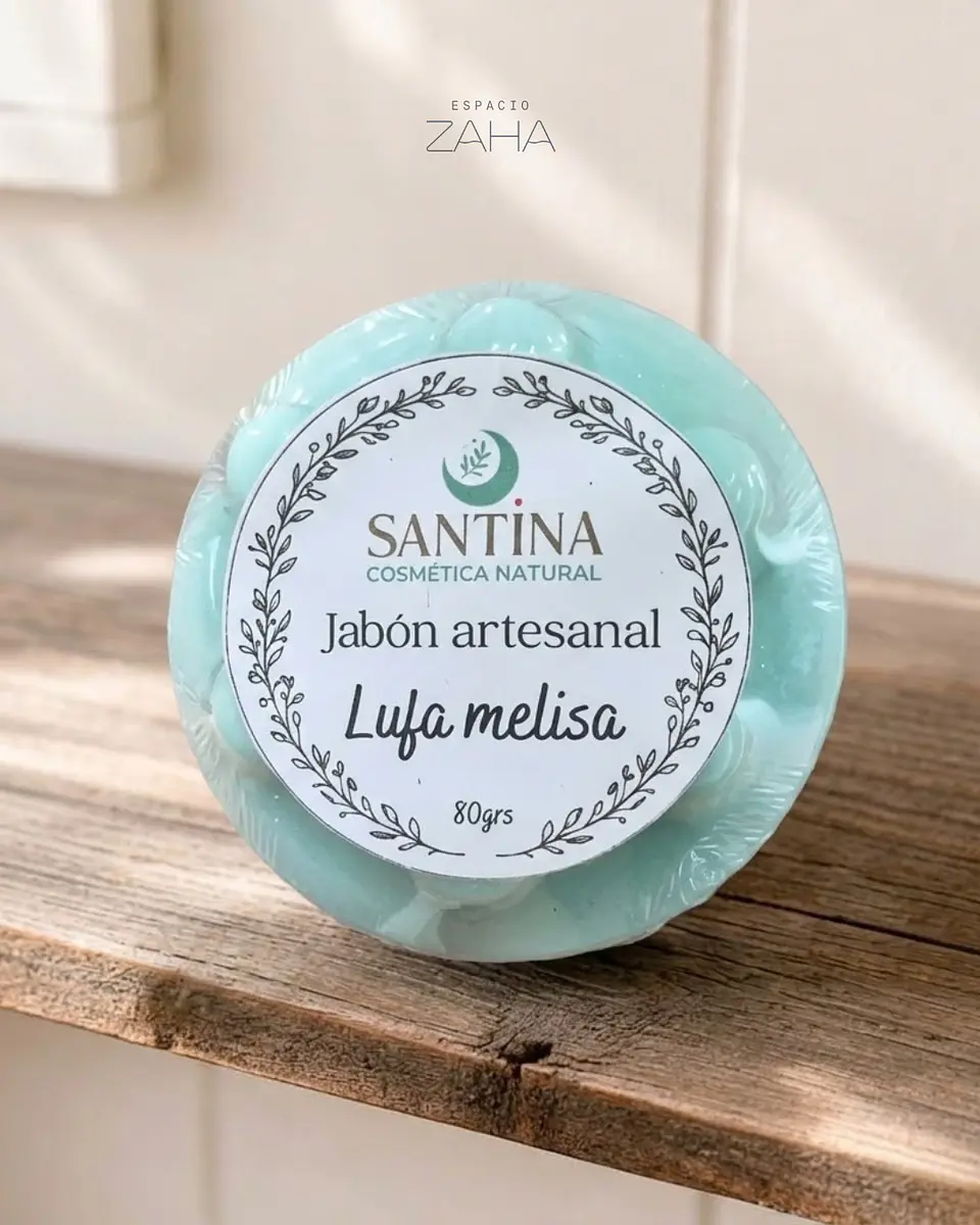 Jabón Masajeador & Exfoliante Artesanal – Santina Cosmética Natural 2