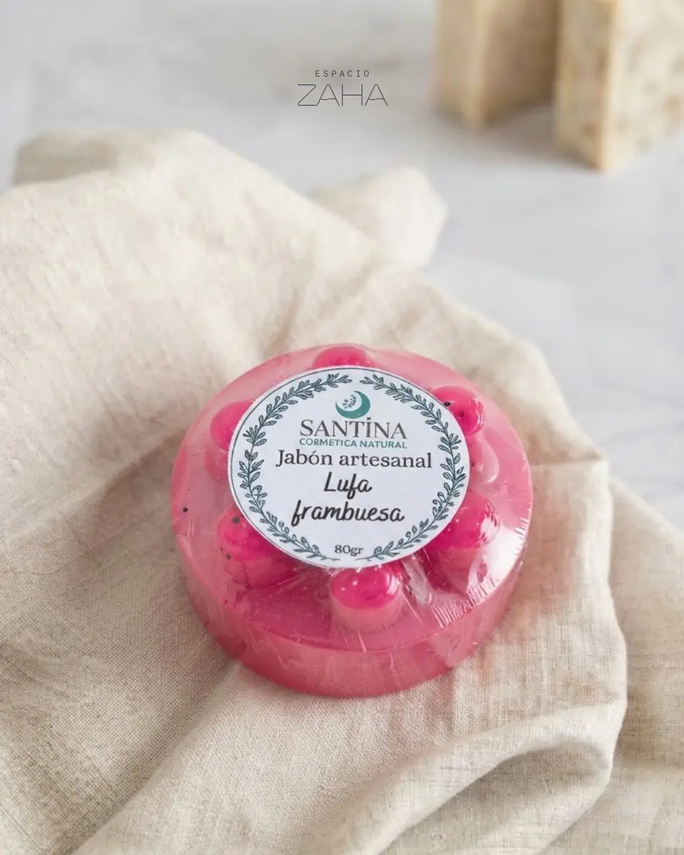 Jabón Masajeador & Exfoliante Artesanal – Santina Cosmética Natural 3
