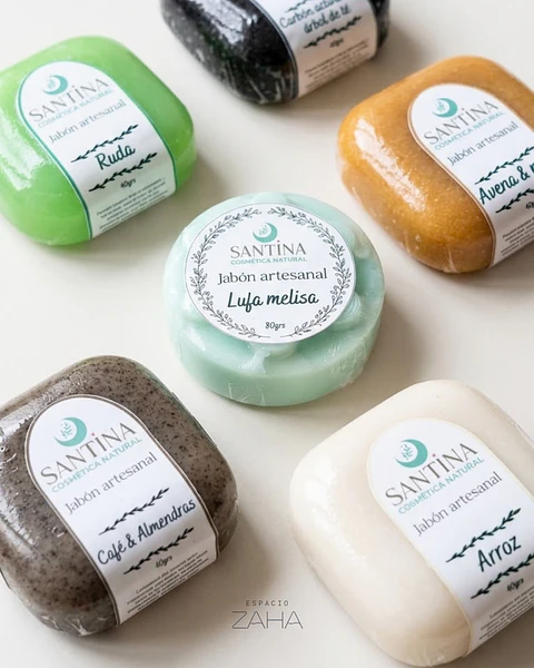 Jabones Corporales Artesanales – Santina Cosmética Natural