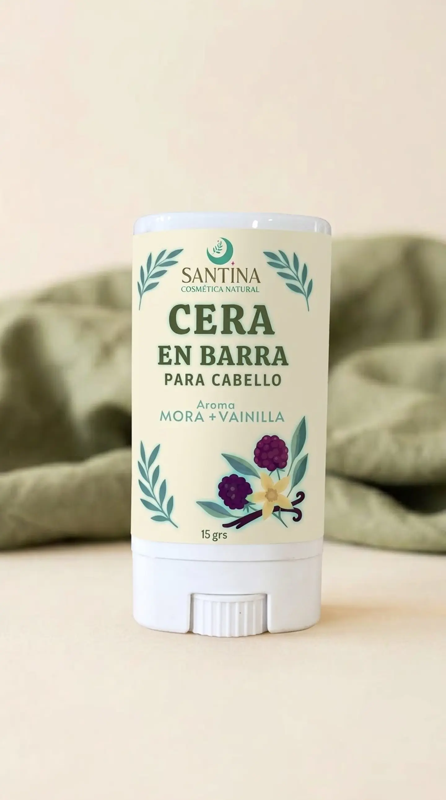 Cera de Alta Fijación – Santina Cosmética Natural 1
