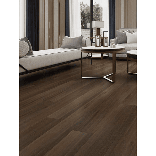 Caja SPC Flooring con 2.1 m² Color Espresso