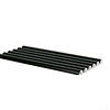 Caja con 7.42 m² Indoor Panel Redondo Color Negro Liso