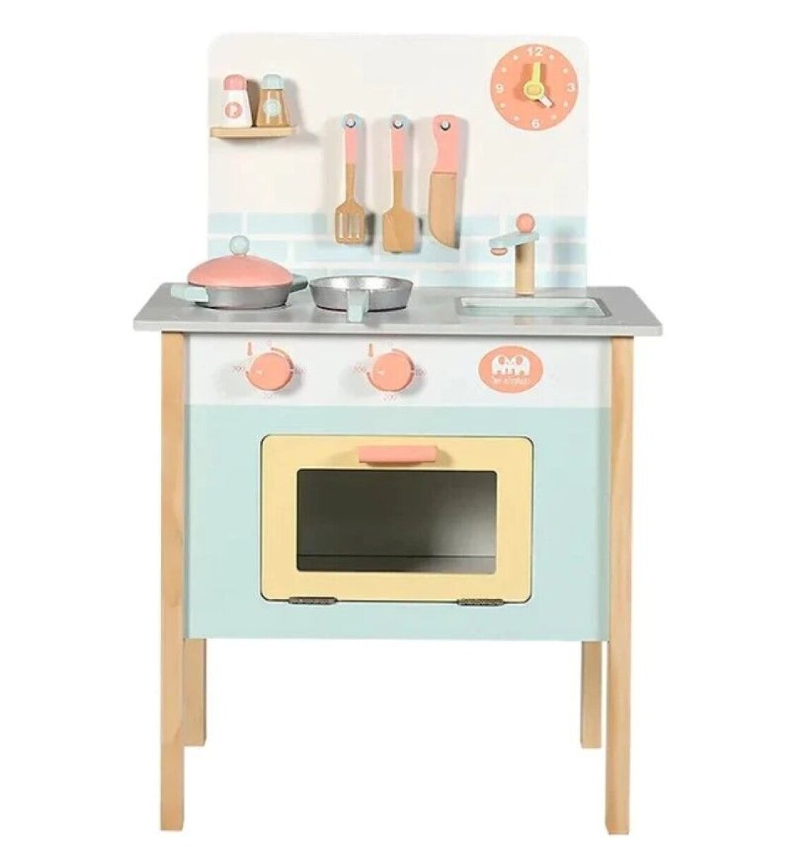 Cocina Simple Celeste