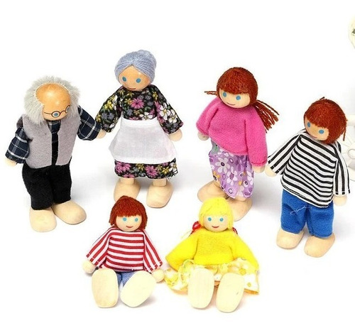 Mini Familia Bolsa 6Pcs