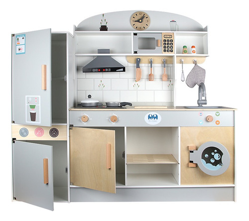 Cocina 4 Cuerpos Con Microondas