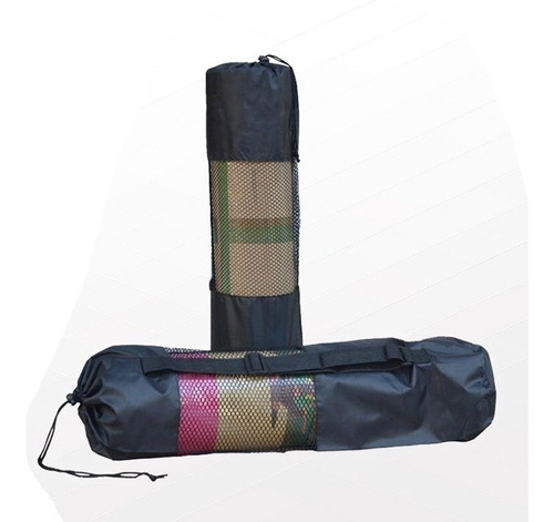 MAT DE YOGA 6 MM PVC CON BOLSO MORADO