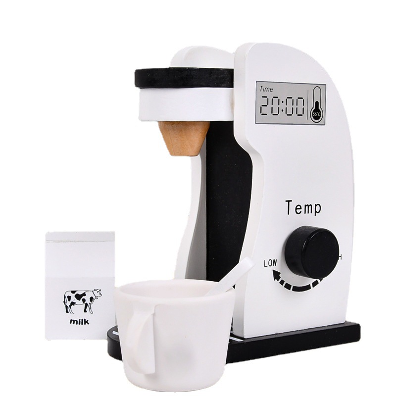 Cafetera De Madera Linea Black