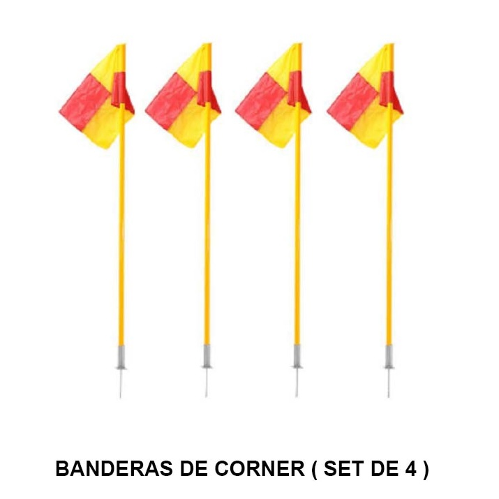 Set 4un Poste Corner 1,5m c/resorte (e25mm)